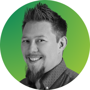 Alex Howes circle gradient green