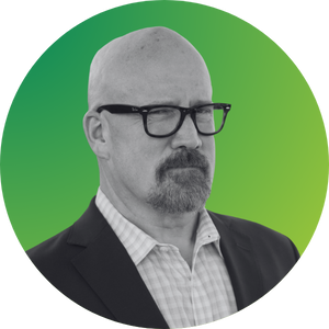 John Learn 2025 circle gradient green