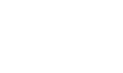 amazon logo white scroll