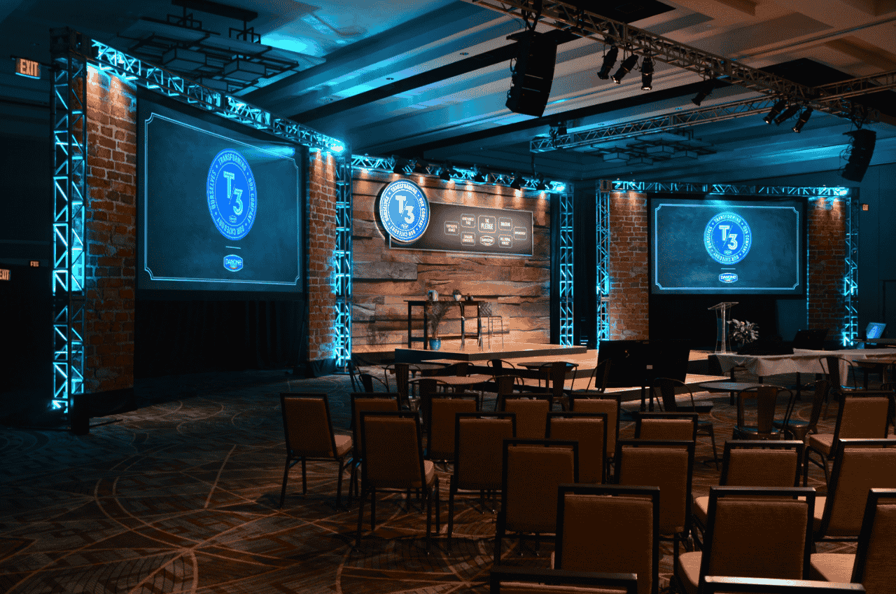 scenic stage projection