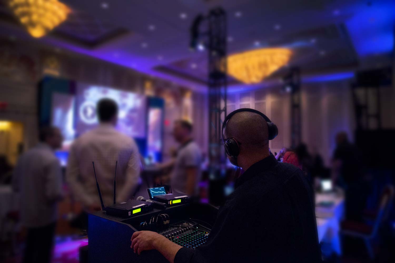 event production solutions in-house AV partner for venues; Event AV services for association breakout sessions