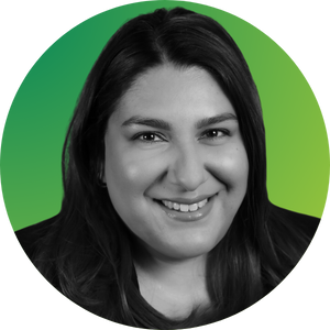 Scarlet Reynoso circle gradient green