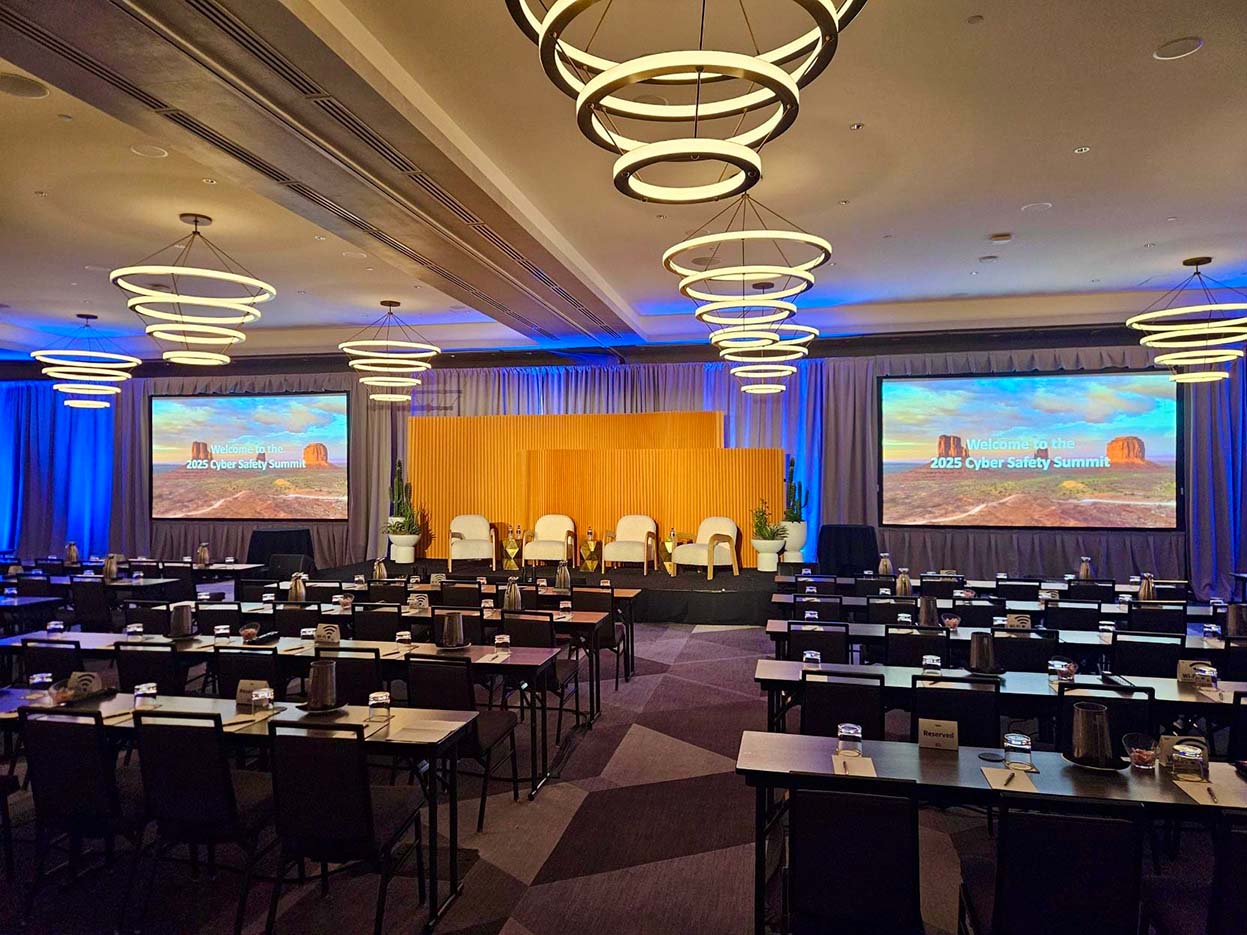 mountain shadows two screen projection